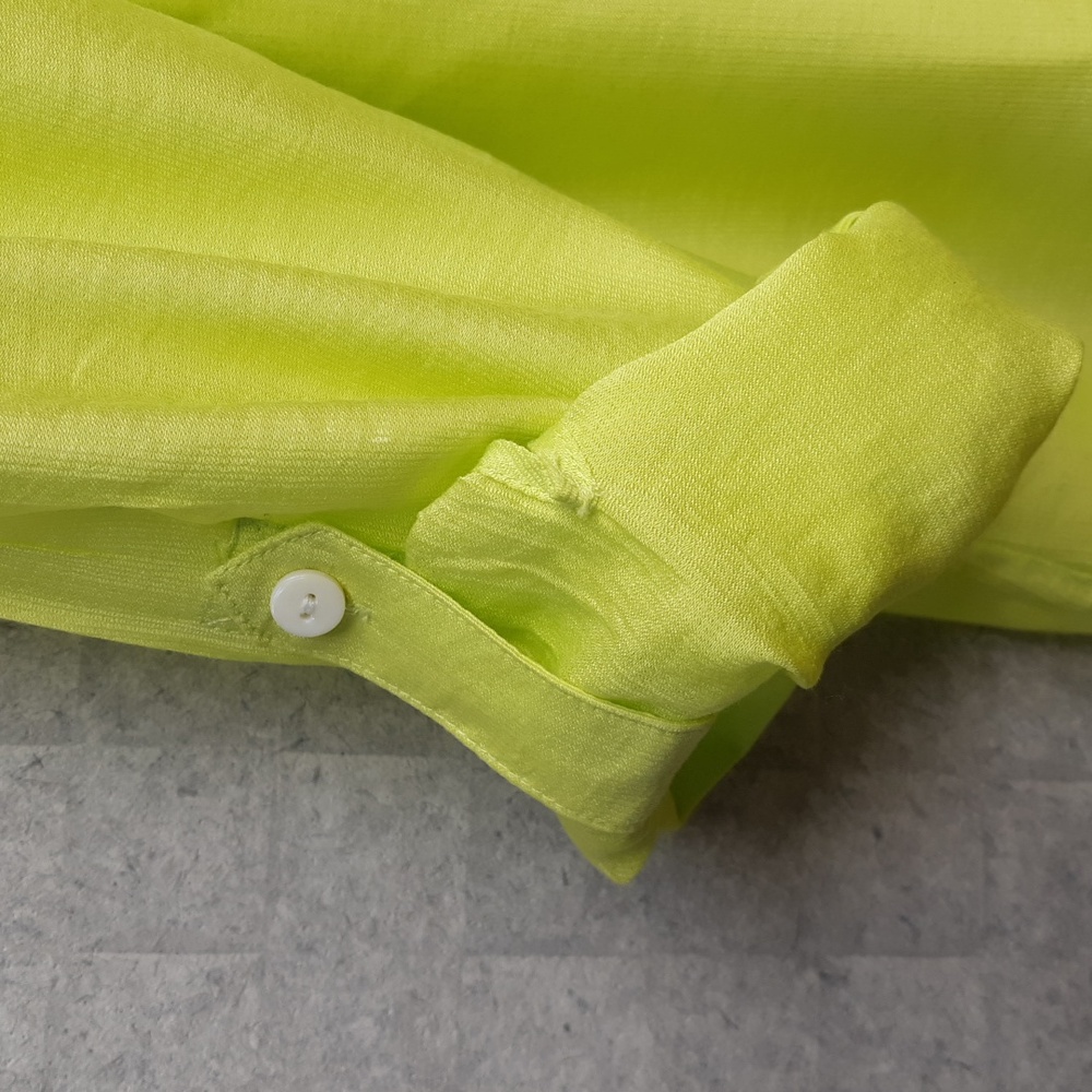 Chico's Lime Green Blouse - Picture 6 of 8